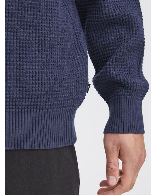 Solid Troyer Sdriver Halfzip in Blue für Herren