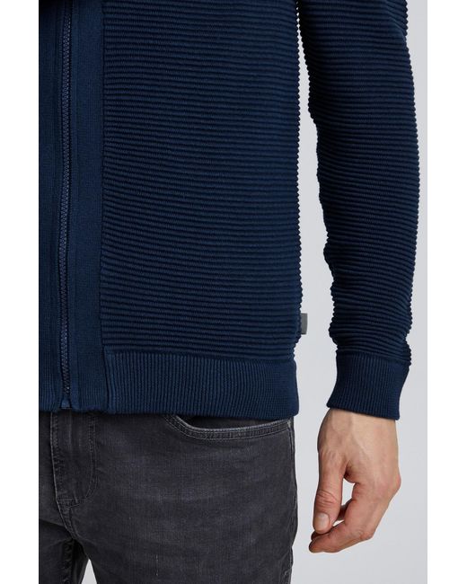 Solid Strickjacke Nicklas in Blue für Herren