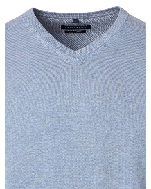 CASA MODA Pullover Basic in Blue für Herren