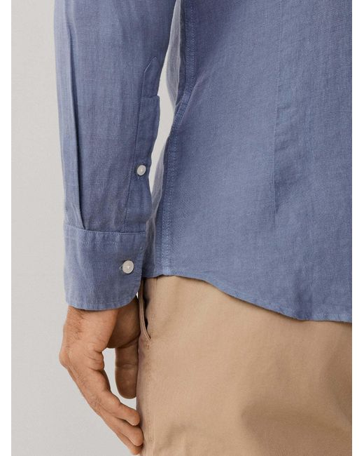 Hackett Hemd Ess in Blue für Herren