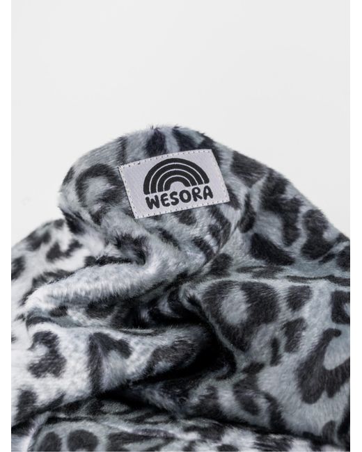 WESORA GmbH White Schlauchschal Premium Kunstfell Neckwarmer