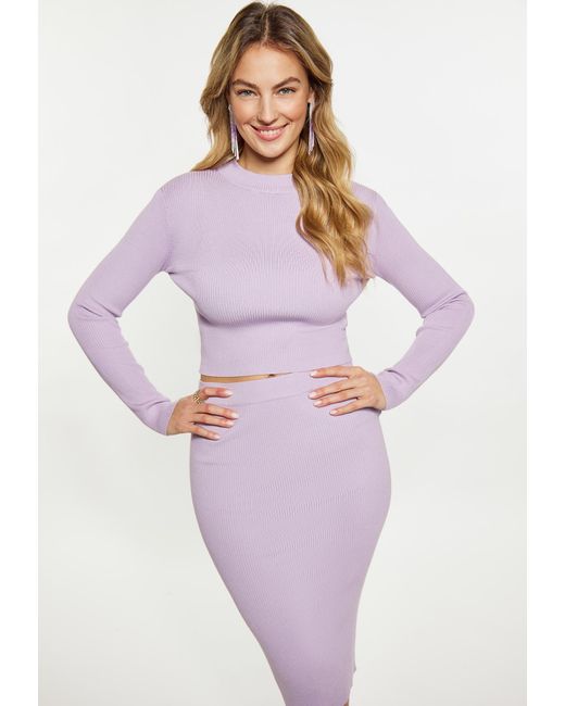 faina Purple Pullover
