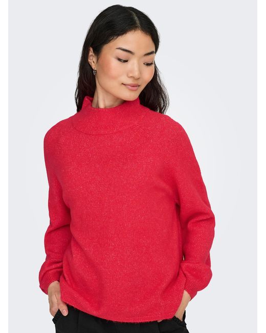 ONLY Red Pullover Onlsandra