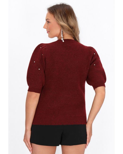 faina Red Pullover