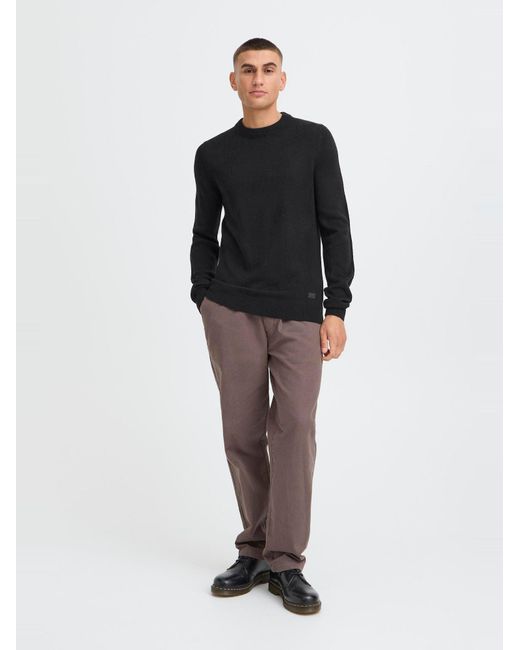 Solid Strickpullover Sdbabak in Black für Herren