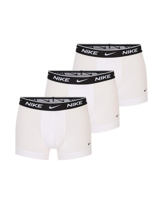 Nike Sportunterhose 'everyday' in White für Herren