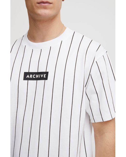 Solid Shirt in White für Herren