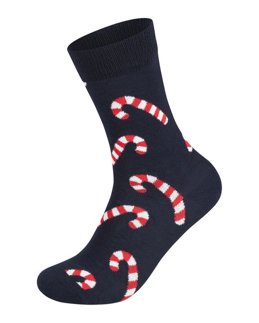Happy Socks Blue Socken Gingerbread, Happy Tree And Candy Cane