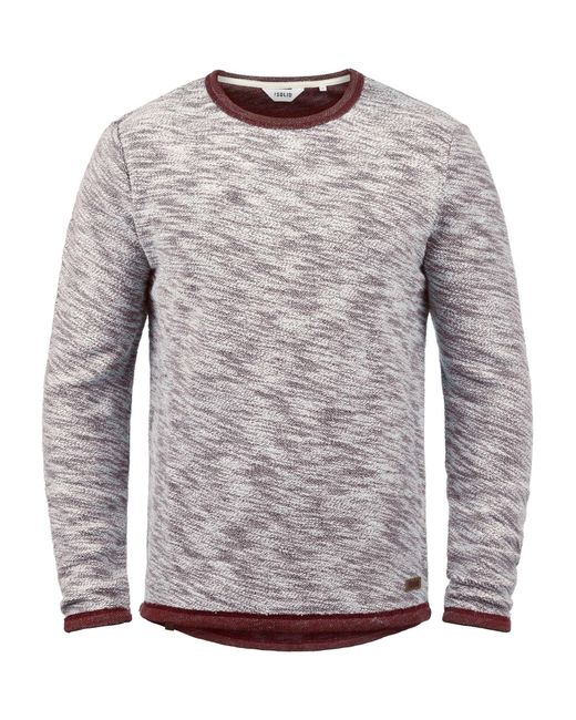 Solid Sweatshirt 'flocks' in Gray für Herren