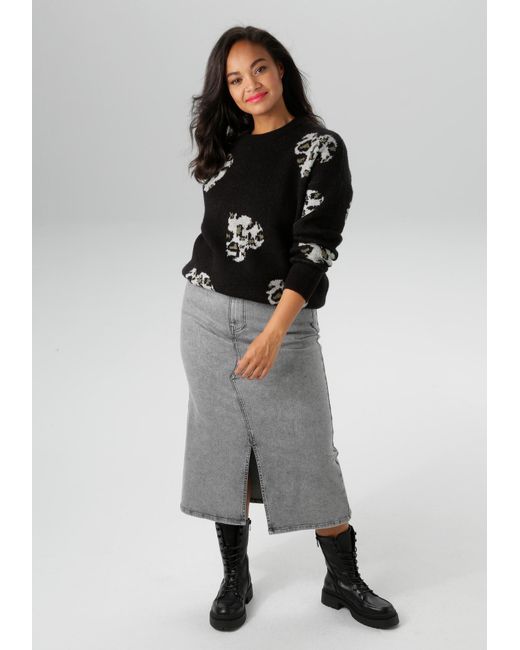 Aniston Black Pullover