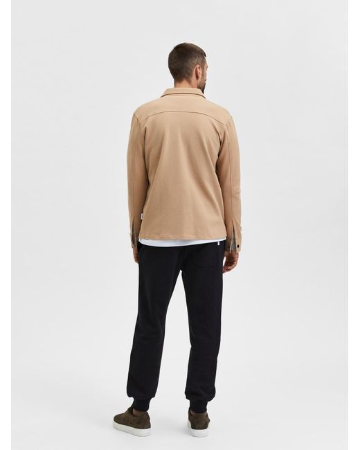 SELECTED Übergangsjacke in Natural für Herren