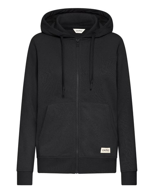 Oxmo Black Kapuzensweatjacke Oxkaren