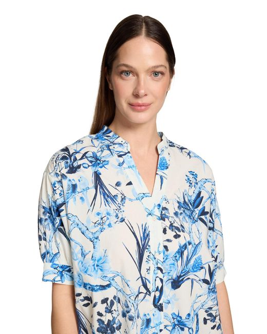 Vera Mont Blue Hemdblusenkleid Mit Knopfleiste