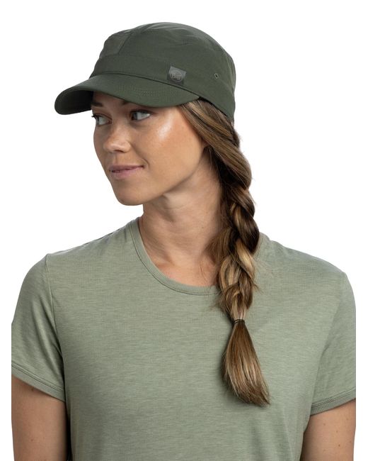 Buff Green Cap Military