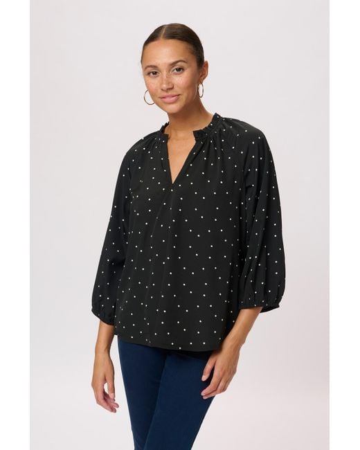 Kaffe Black Bluse Kasandy
