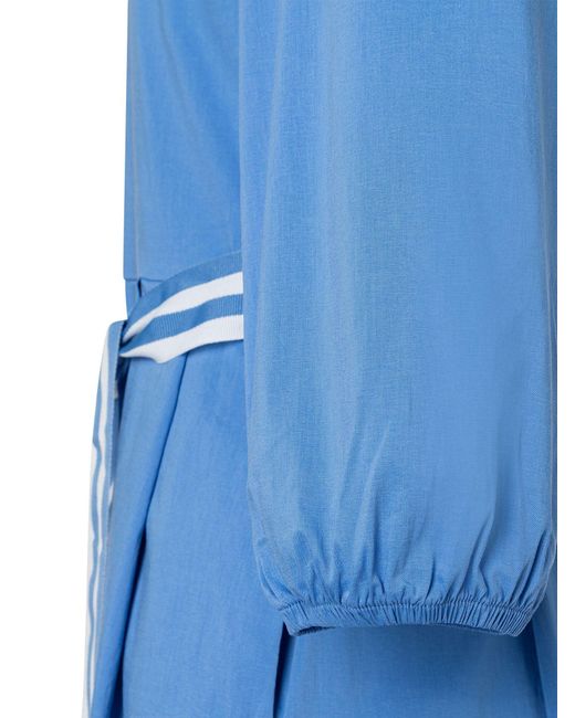 MORE&MORE Blue Blusenkleid 'Poplin Dress'