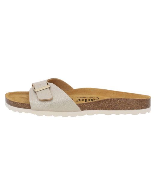 Palado by Sila Sahin Natural Pantolette 'Malta Magnolia'