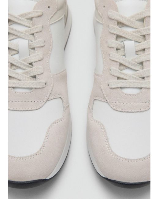 Mango Sneaker Low in White für Herren