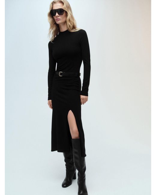 Mango Black Kleid 'Percebes'