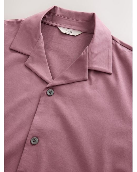 Next Hemd in Purple für Herren