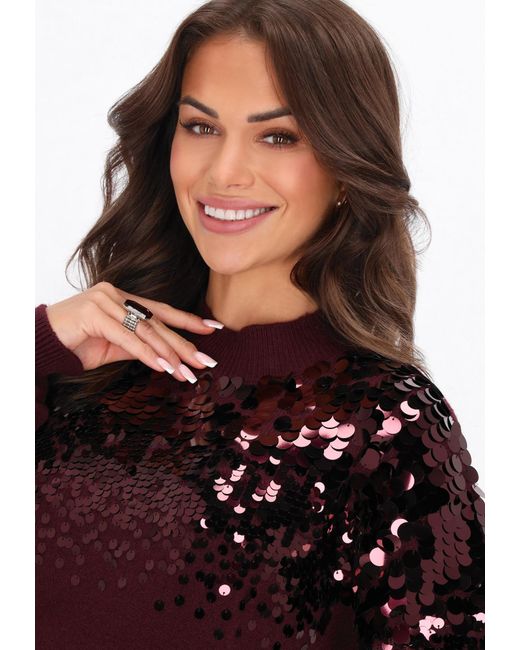 faina Red Pullover