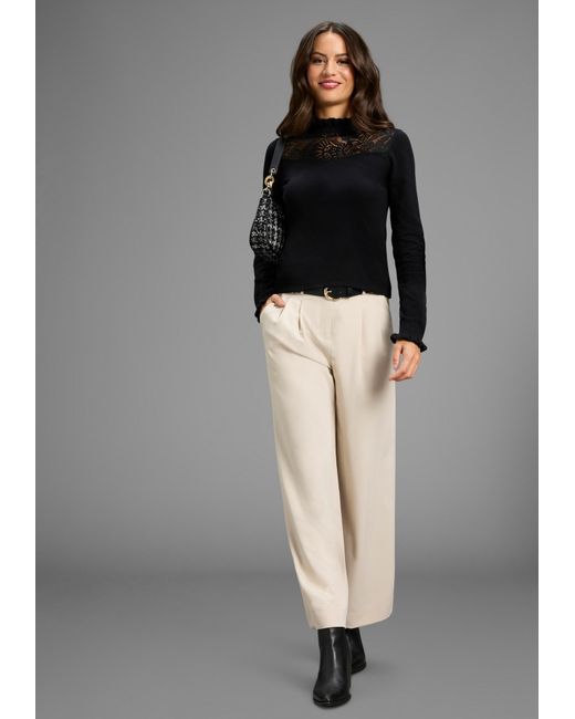 Laura Scott Black Pullover