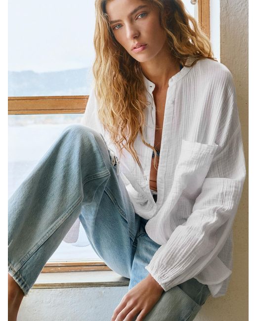 Pull&Bear White Bluse