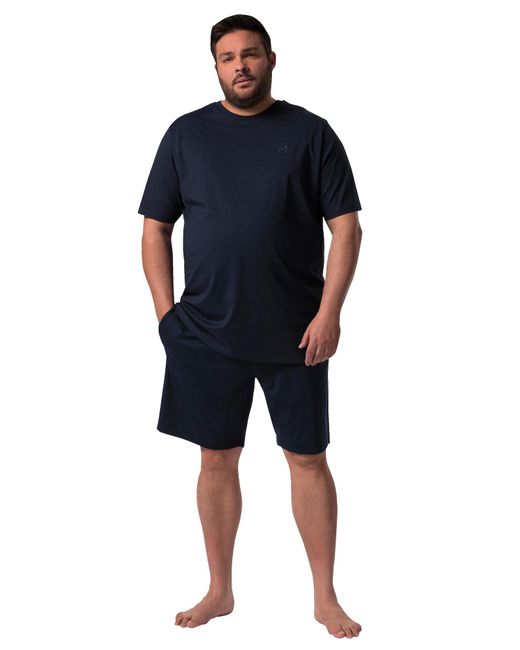 Men Plus Pyjama in Blue für Herren