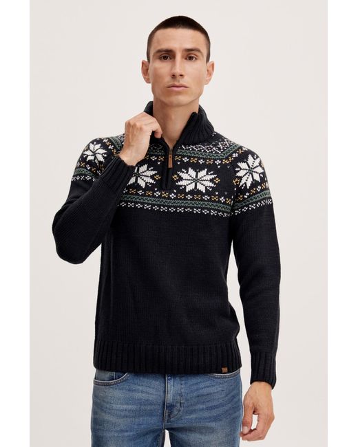 11 Project Pullover Tim in Black für Herren