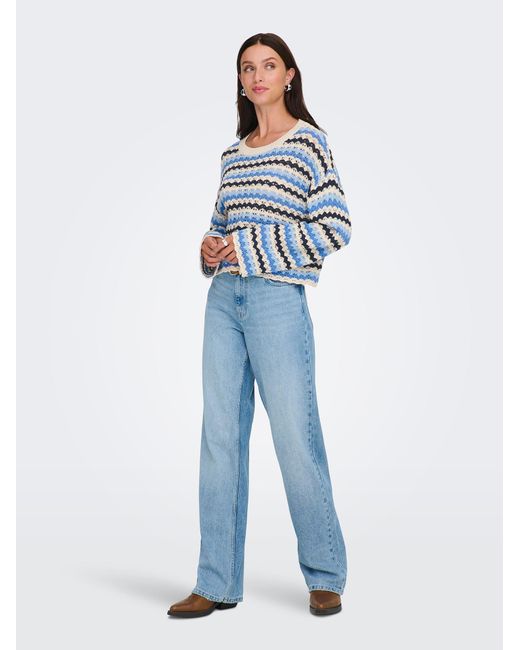 ONLY Blue Pullover Onlasa