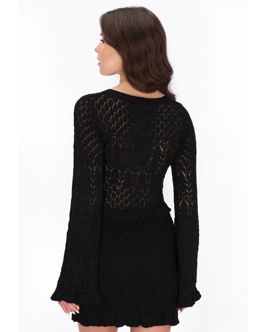 faina Black Pullover
