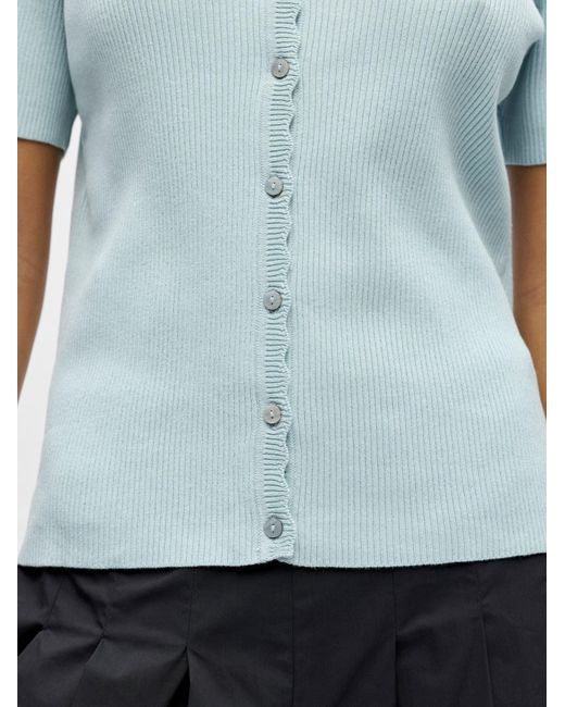 Object Blue Strickjacke Objkelly
