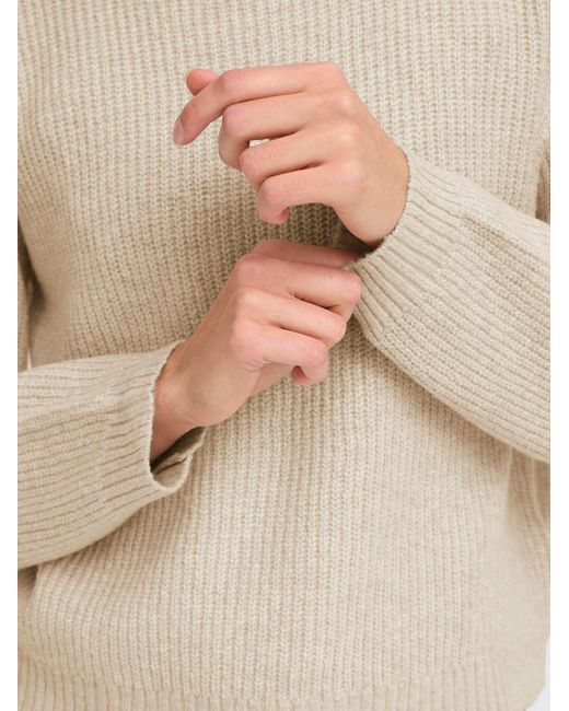 Oxmo White Strickpullover