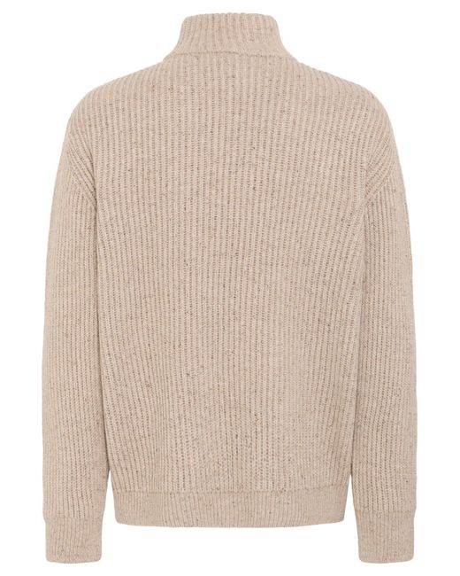 Solid Pullover in Natural für Herren