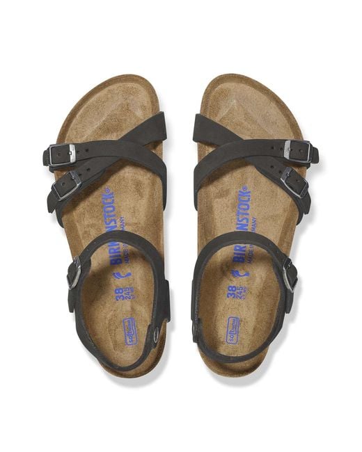 Birkenstock Black Sandale 'Kumba Sfb'