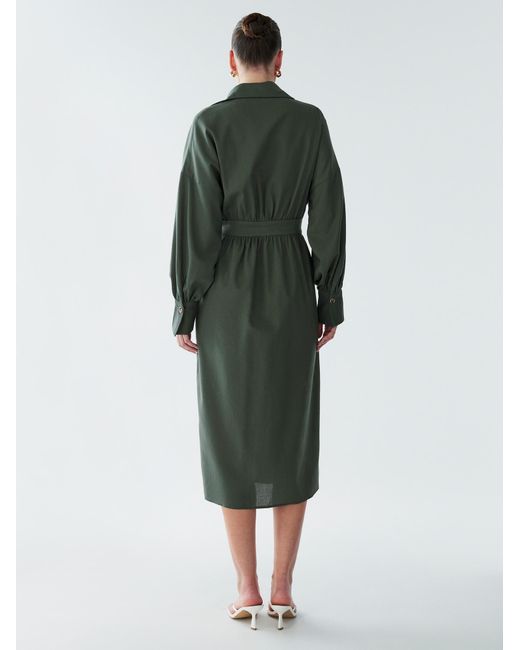 BWLDR Green Blusenkleid Lola