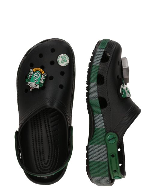 CROCSTM Black Clogs Slytherin Classic
