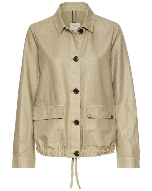 Camel Active Natural Leichter Blazer Aus Einem Leinenmix