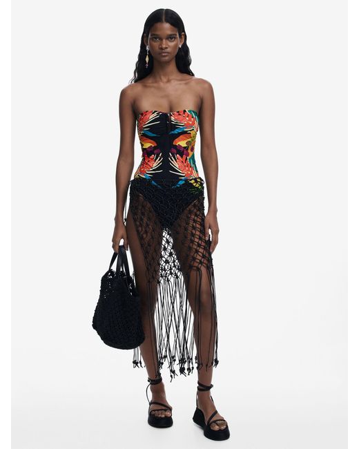Desigual Red Badeanzug