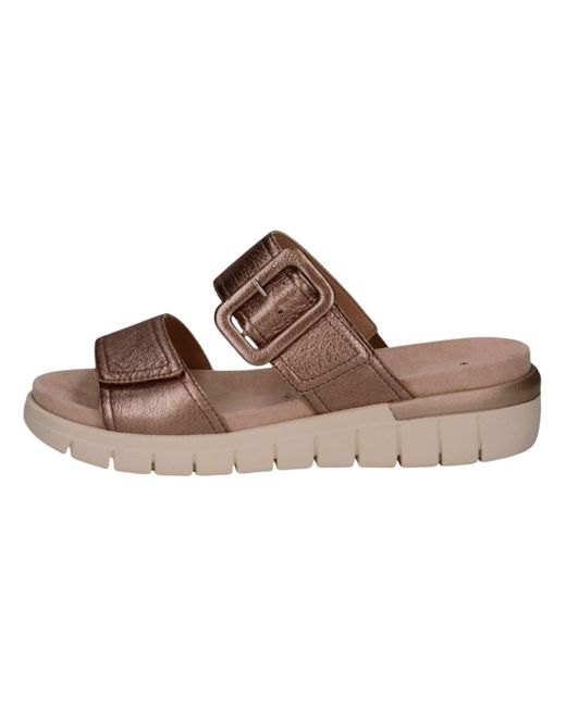 Caprice Brown Pantolette