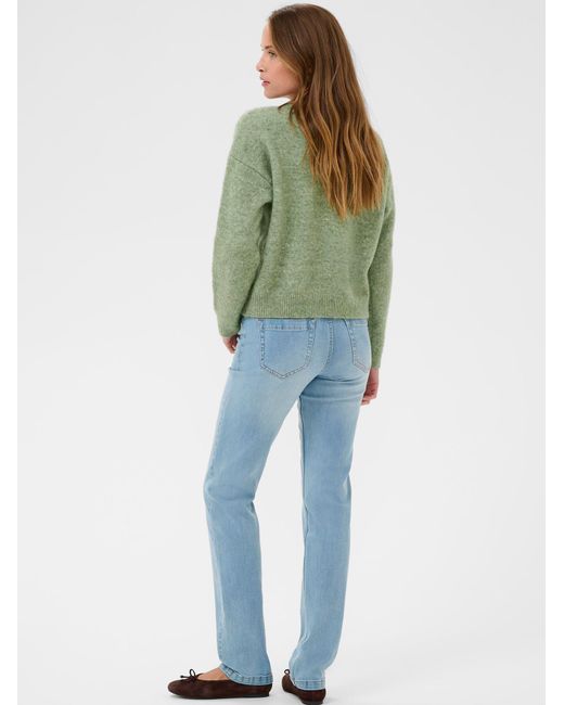 Kaffe Green Pullover Kamelania