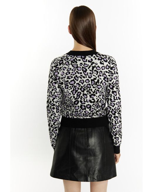 myMo ROCKS Black Strickjacke 'Blonda'