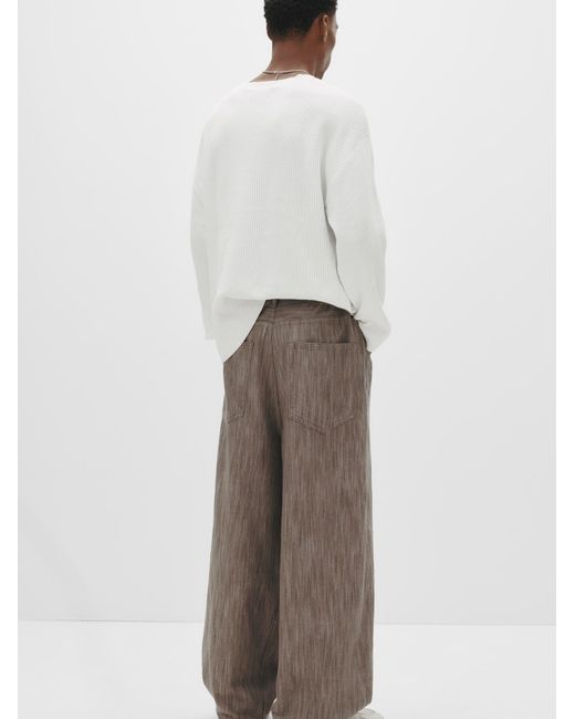 Pull&Bear Pullover in White für Herren
