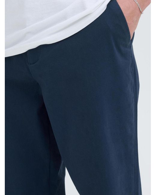 Solid Chinohose Sdtate in Blue für Herren