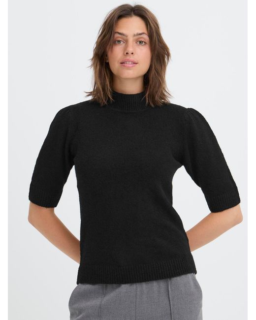Oxmo Black Strickpullover Oxisif