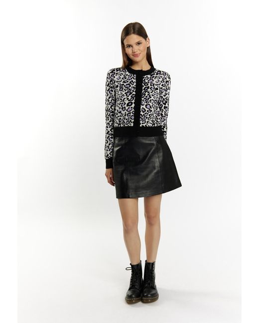 myMo ROCKS Black Strickjacke 'Blonda'