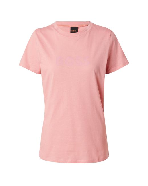 Boss Pink T-shirt 'c_elogo_5'
