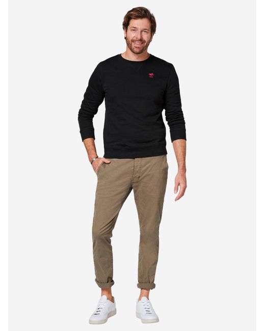 Polo Sylt Sweatshirt Basic in Black für Herren