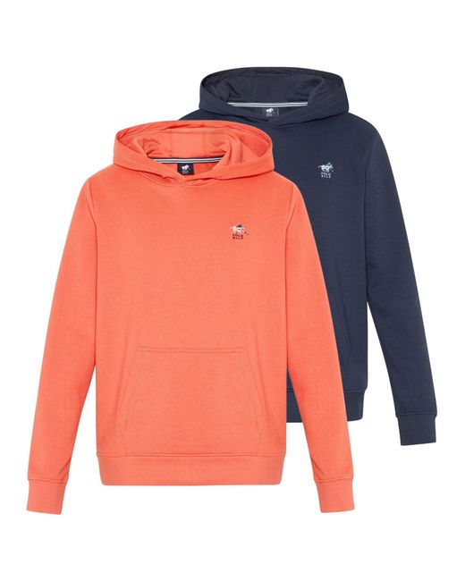 Polo Sylt Sweatshirt Basic in Orange für Herren