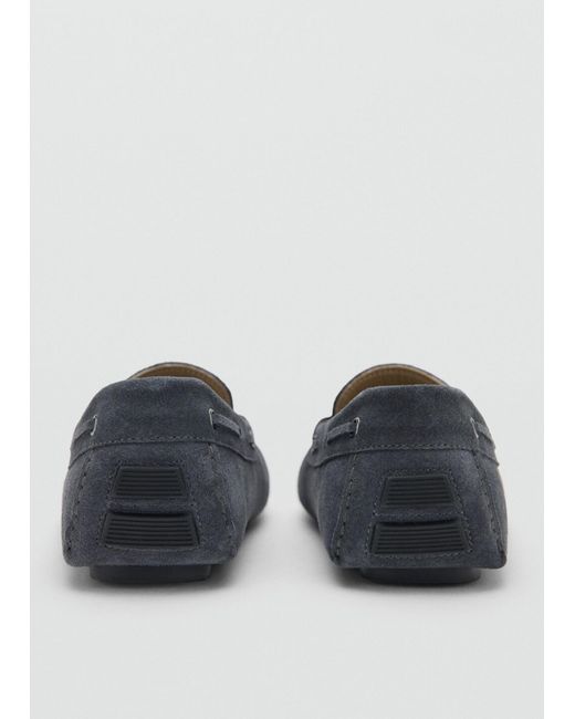 Mango Mokassin Driver in Blue für Herren